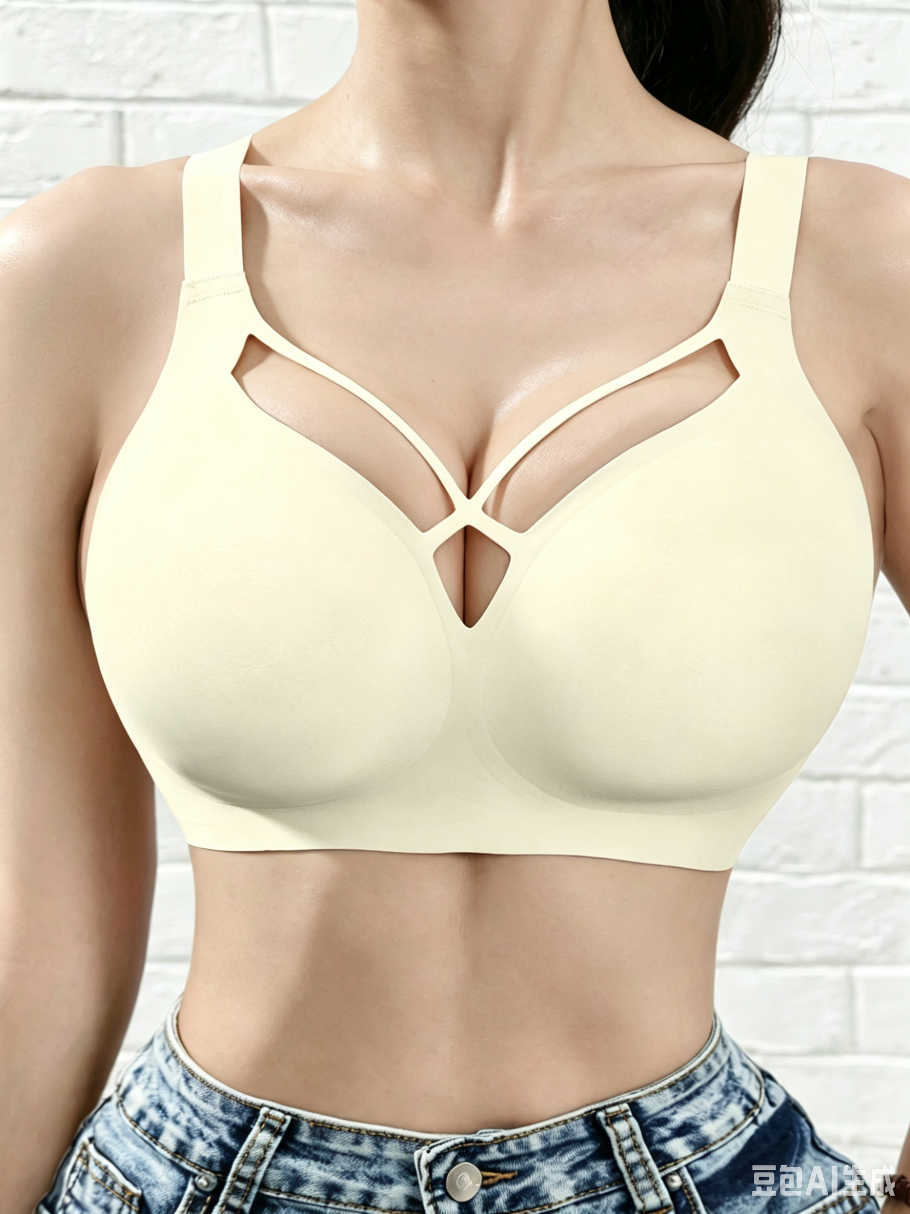 Strappy Cutout Wireless Bra