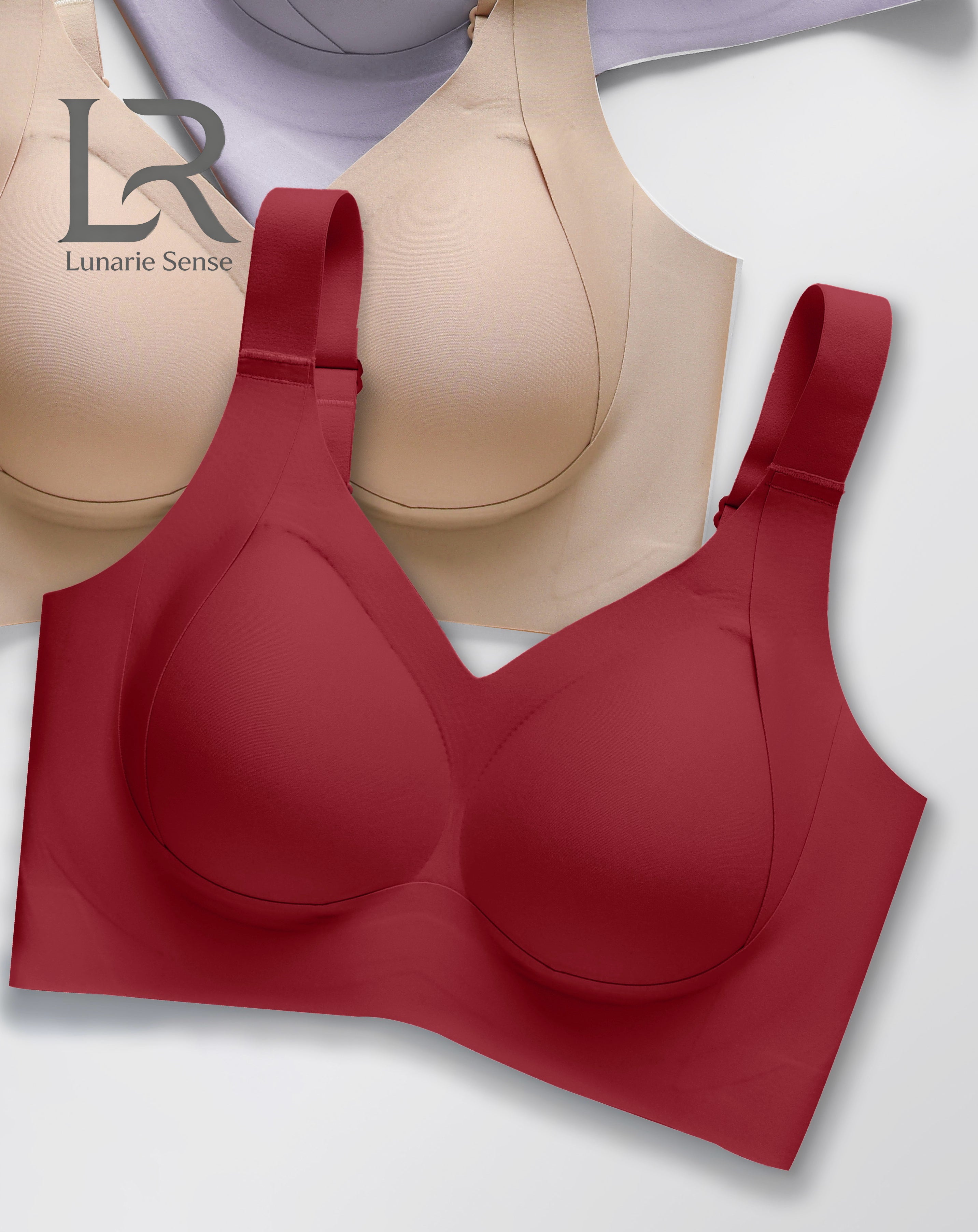 Lunarie Sense #1 Best Seller | Wireless Push-Up Bra | 5 Colors