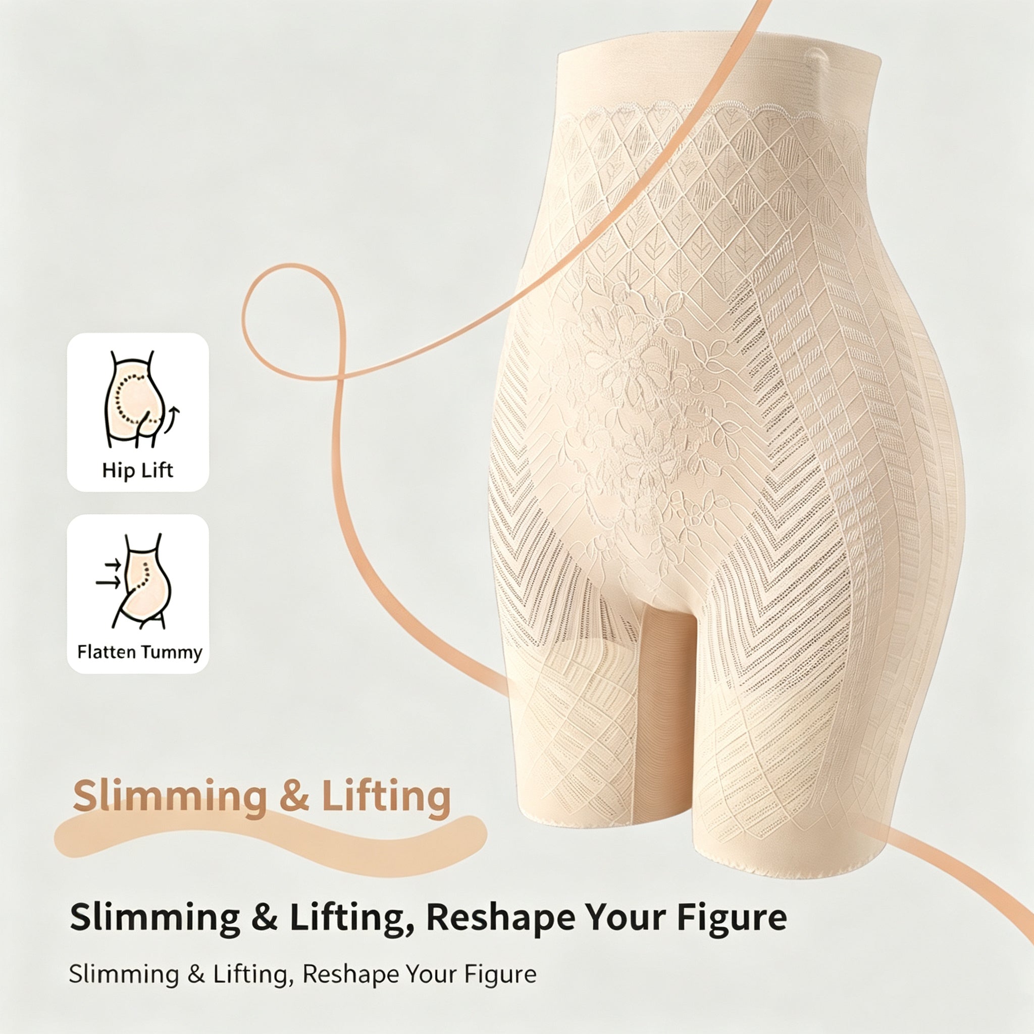 Lunrie Sense High-Waist Pearl Lace Tummy Control Shorts