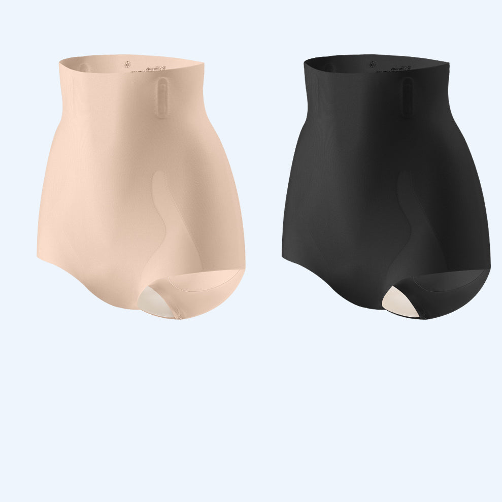 Plus‑Size High‑Waist Seamless Shapewear Shorts | Anti‑Roll Waistband, 100,000 Breathable Holes & Butt Lifting #N2456