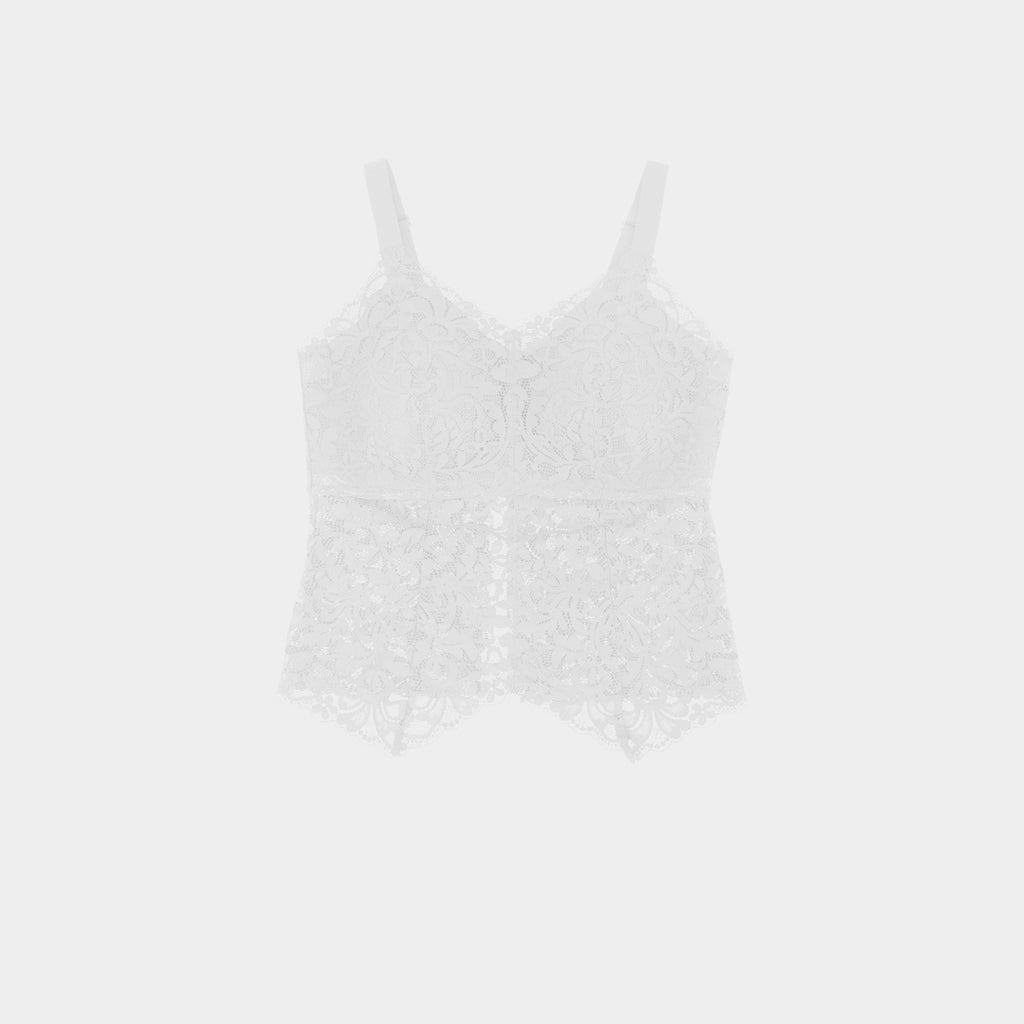 Lace Butterfly Back Bralette with Adjustable Wide Straps, Inclusive Fit for Full Bust & All‑Day Wear #2660
