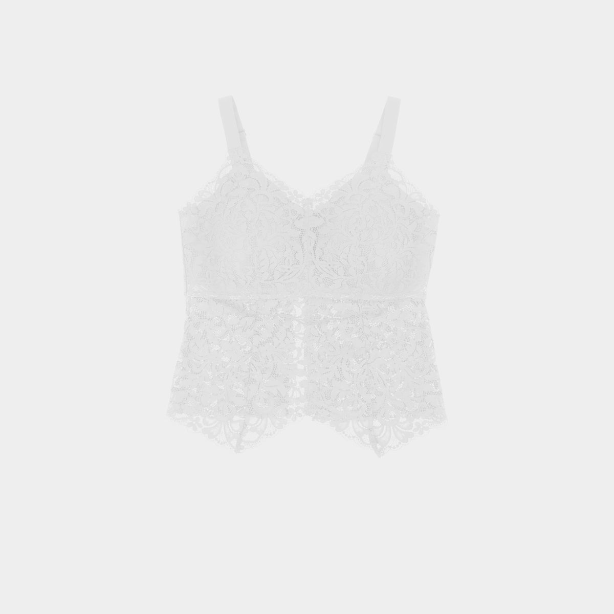 Lace Butterfly Back Bralette with Adjustable Wide Straps, Inclusive Fit for Full Bust & All‑Day Wear #2660
