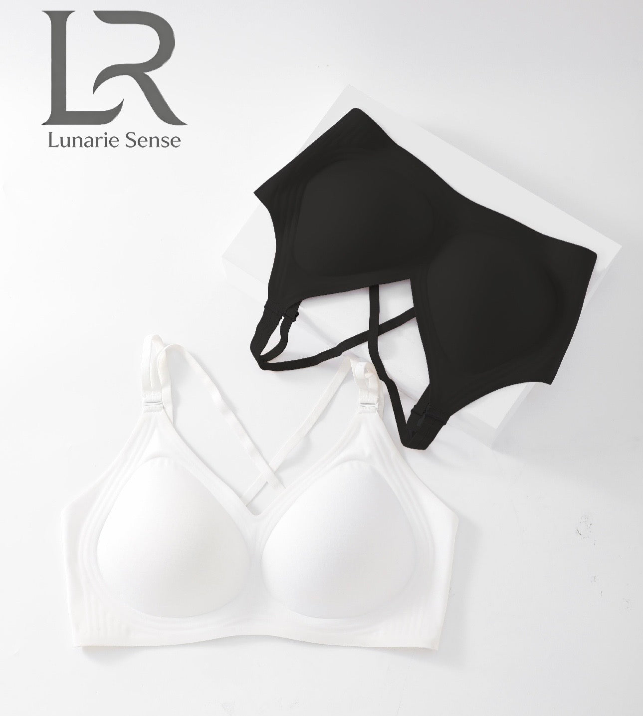 Lunarie Sense Open Back Bra | Wireless Everyday & Sports Bra
